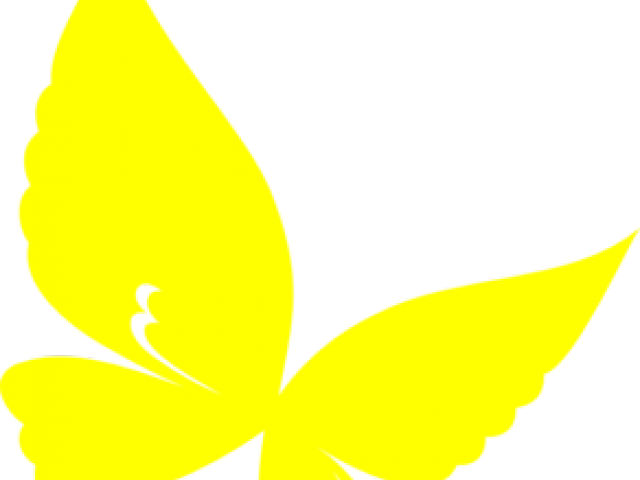 clipart butterfly yellow