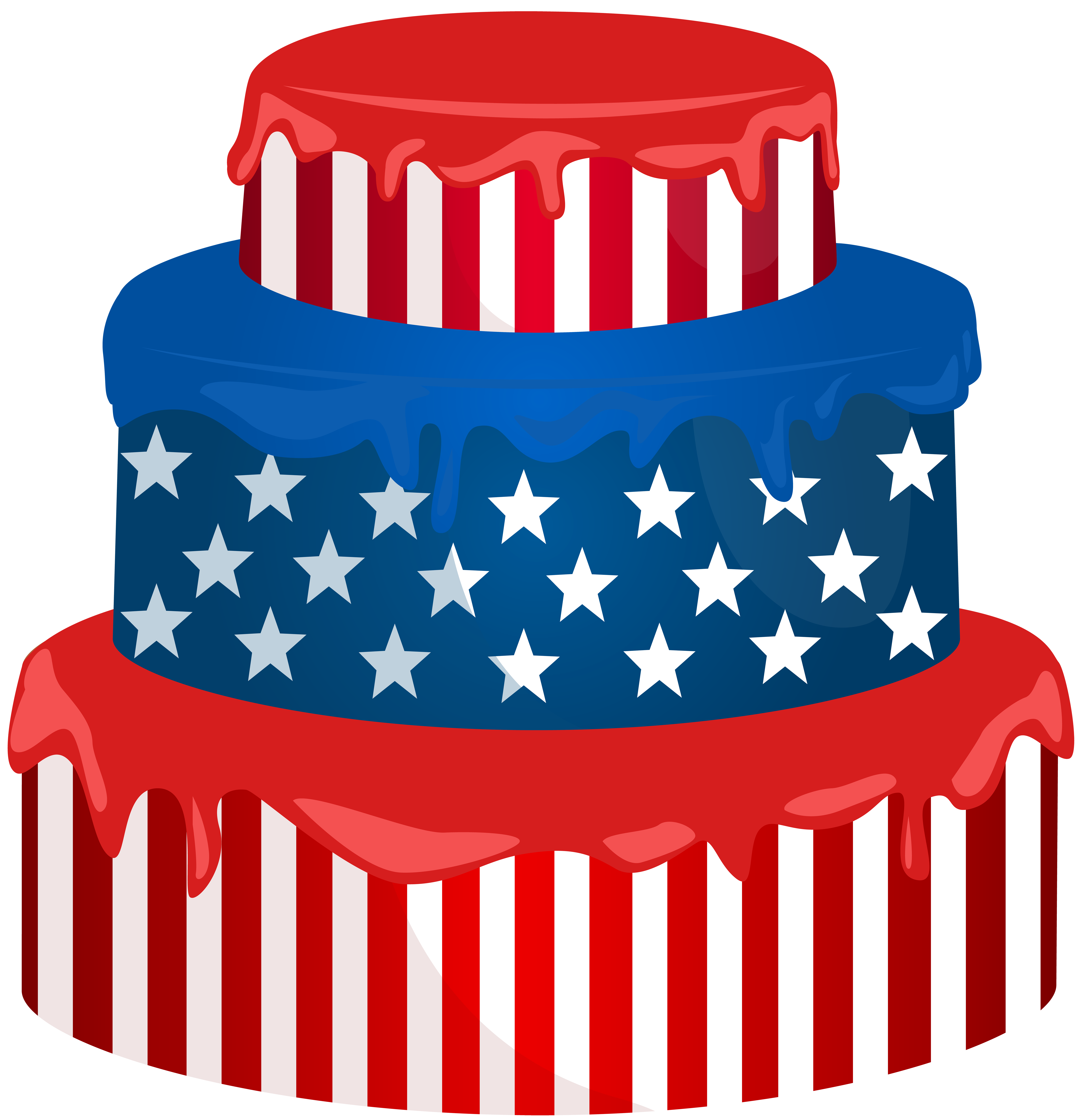 united states clipart blue