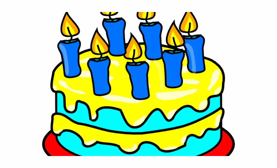 Clipart cake clip art. Birthday candles lit black