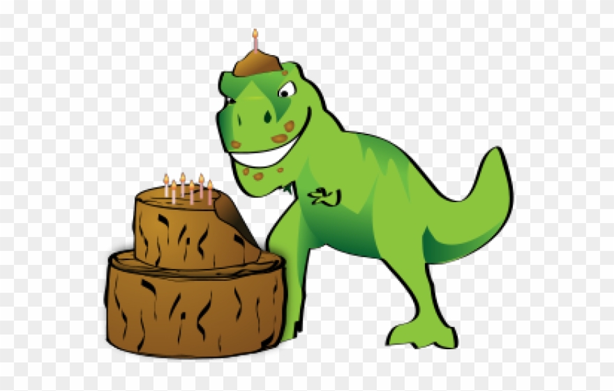 dinosaur clipart cake
