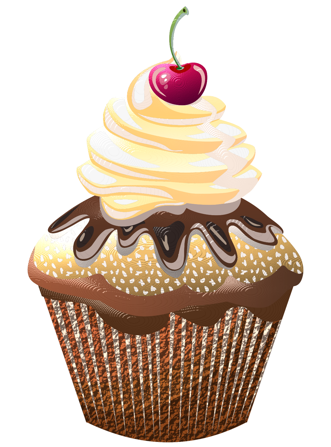 Desserts clipart vanilla cupcake.  cupcakes pinterest clip