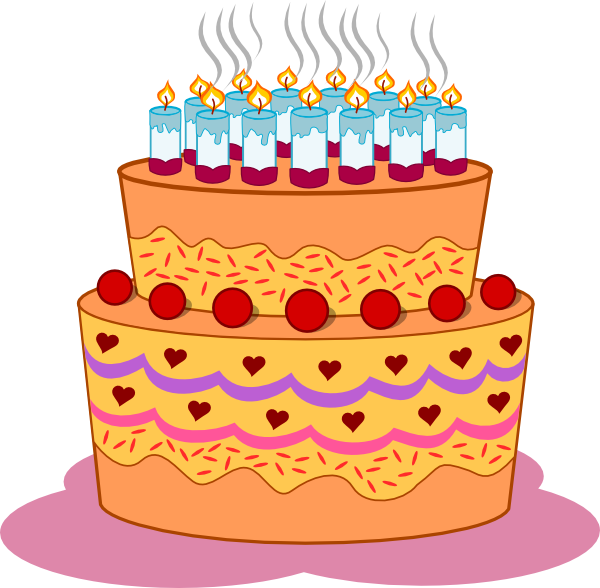 clipart stars cake