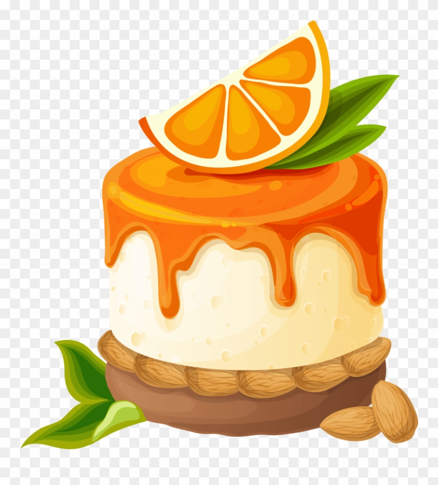 desserts clipart orange