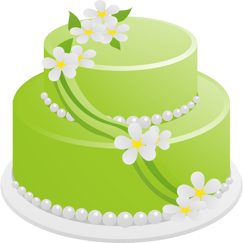 This cool green clip. Clipart circle cake