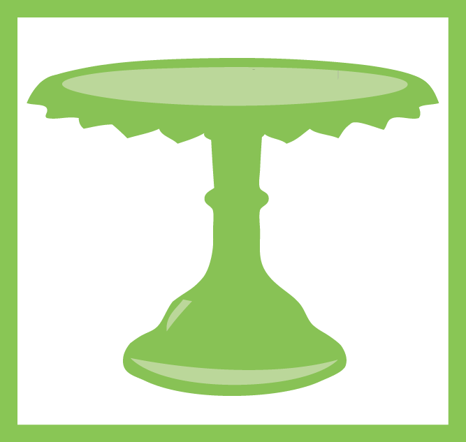clipart cake stand