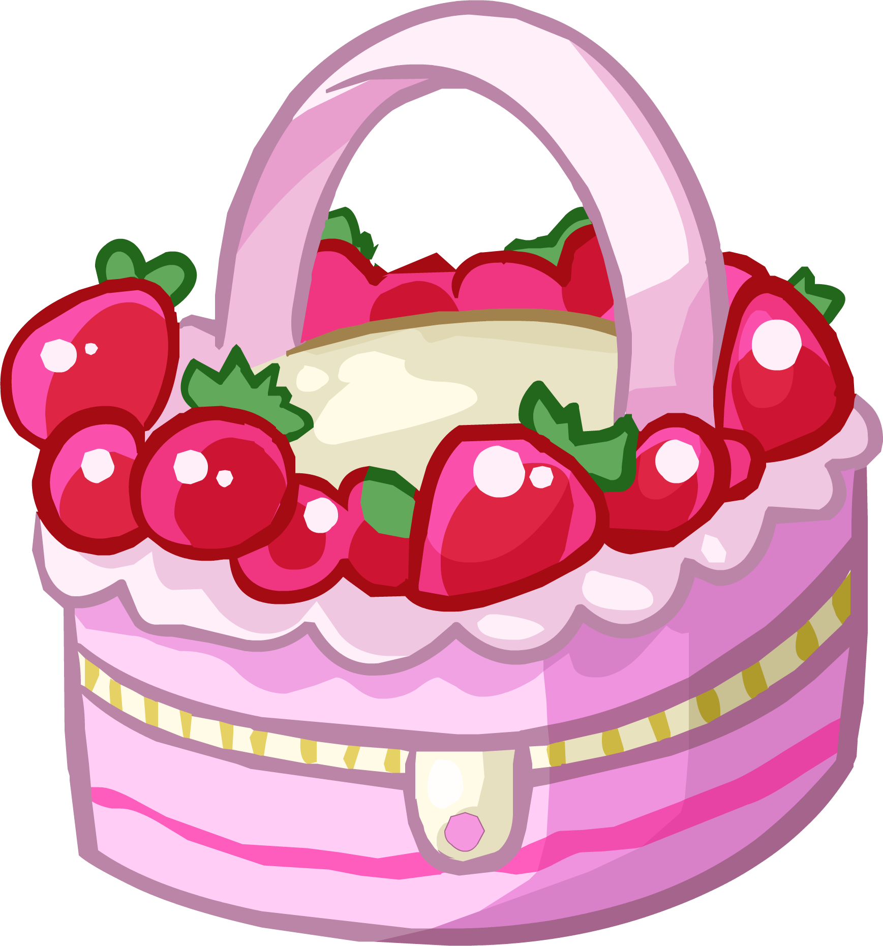 clipart cake strawberry