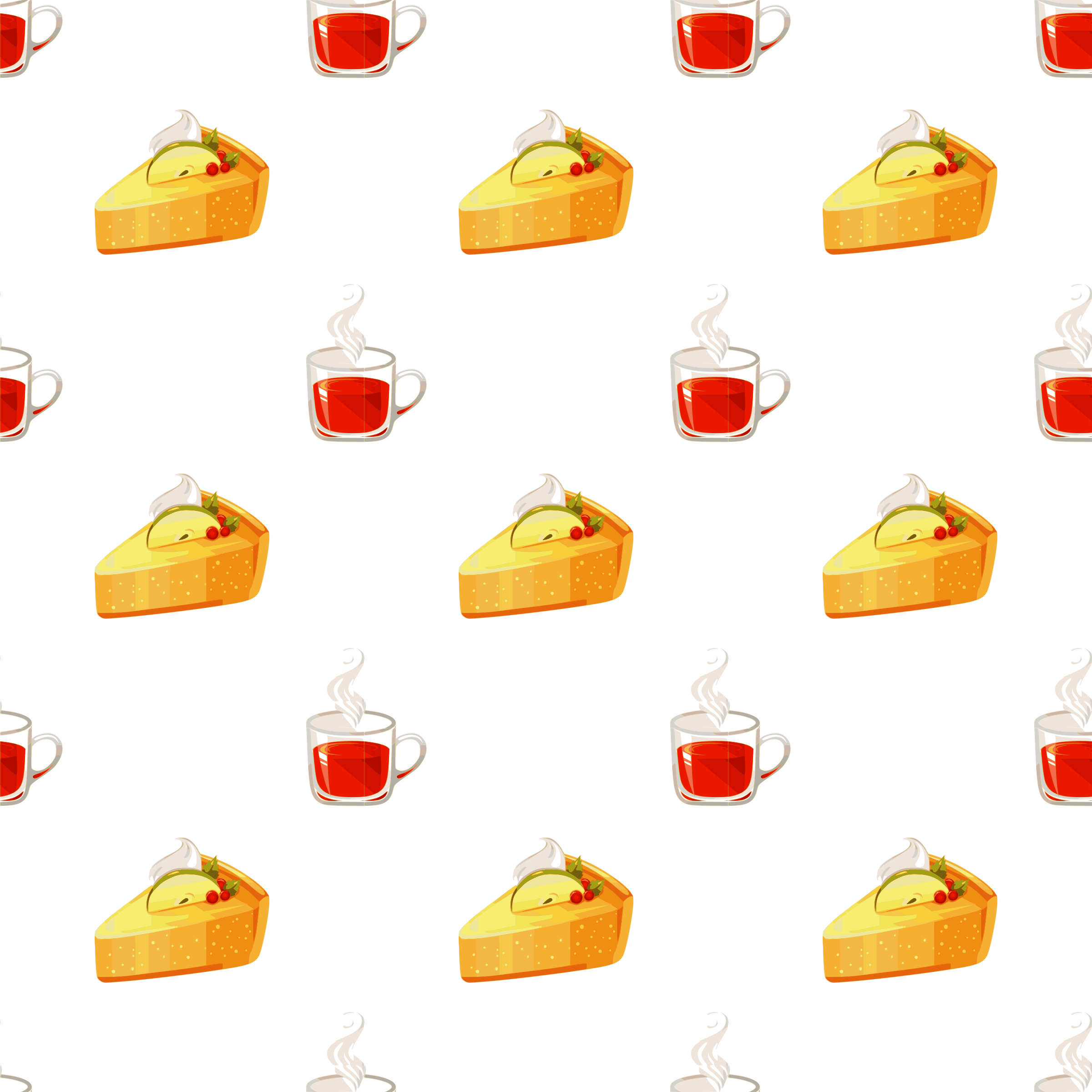 pattern clipart food
