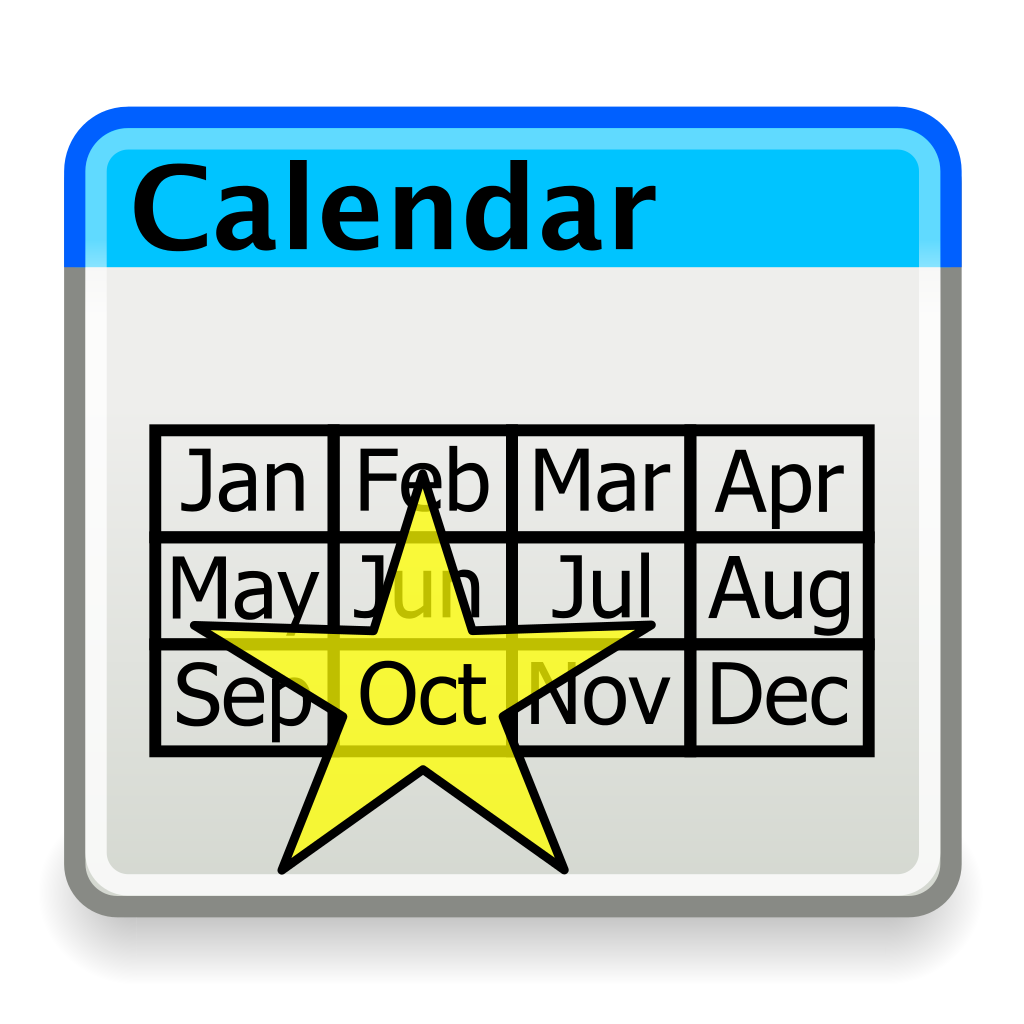 clipart calendar attendance
