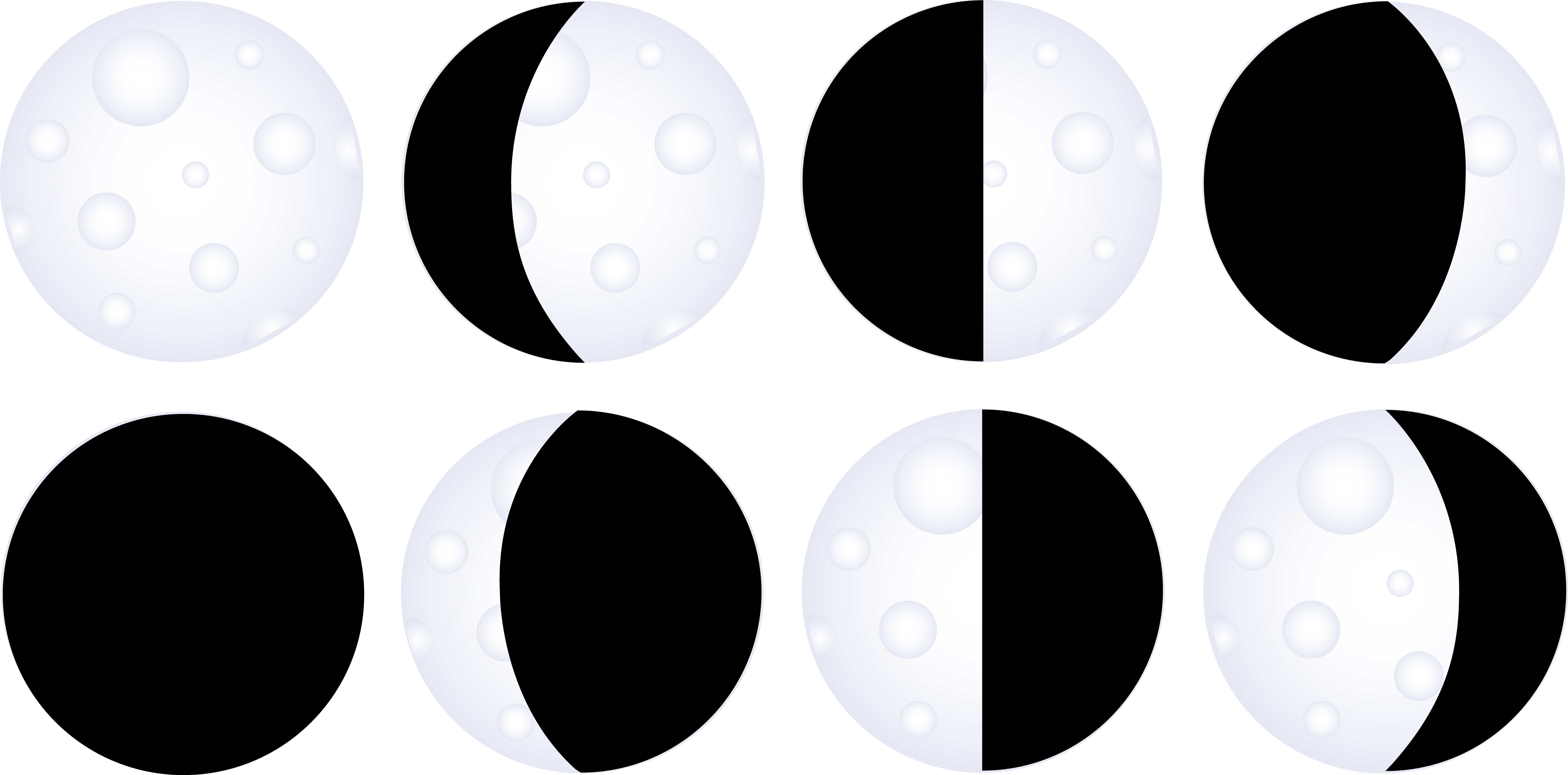 clipart moon day