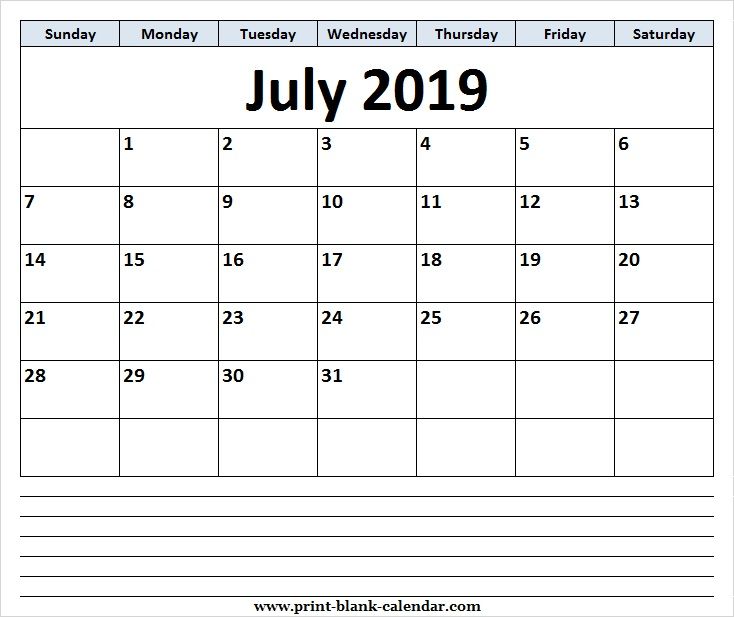 july clipart calendar