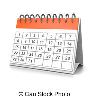 clipart calendar desk calendar