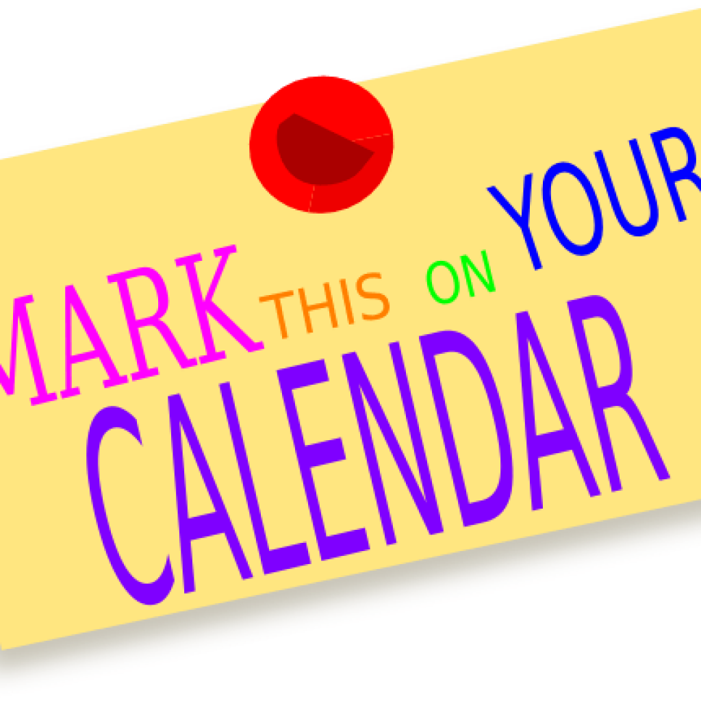 Mark Your Calendar Clipart Customize and Print