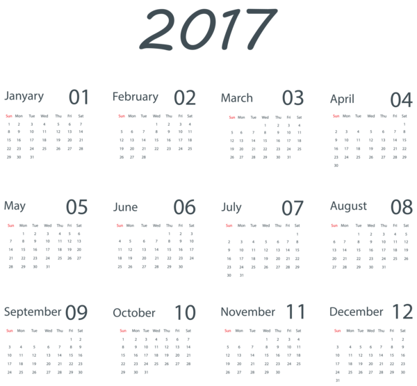 clipart calendar may 2017