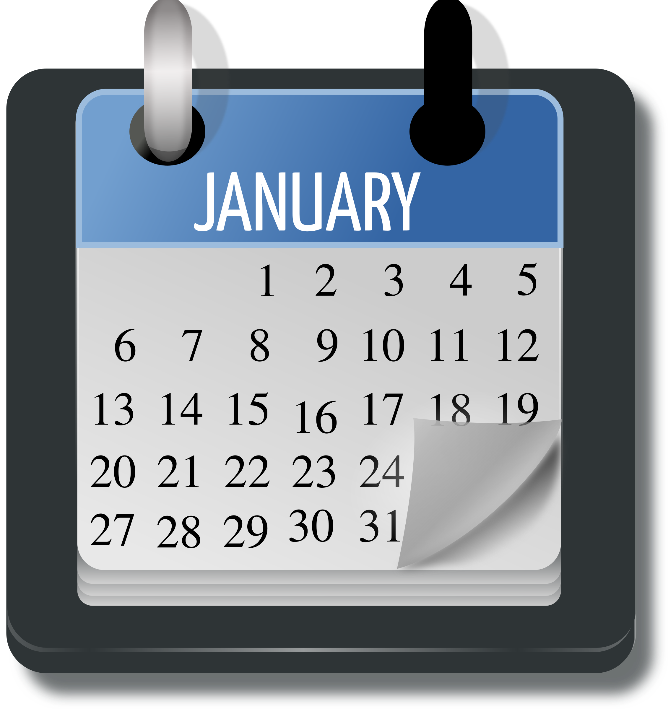 clipart calendar month