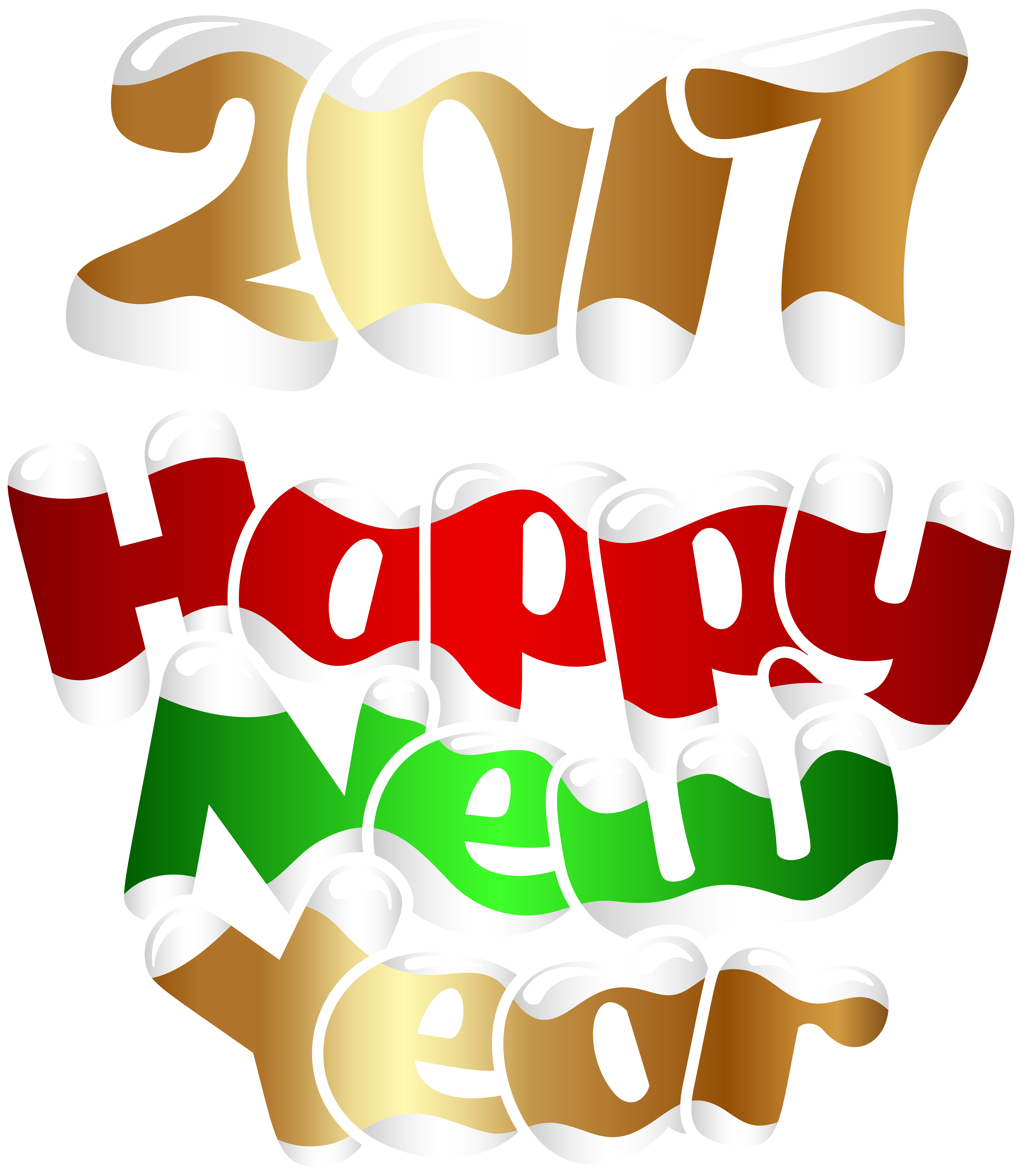 2017 clipart happy.  new year transparent