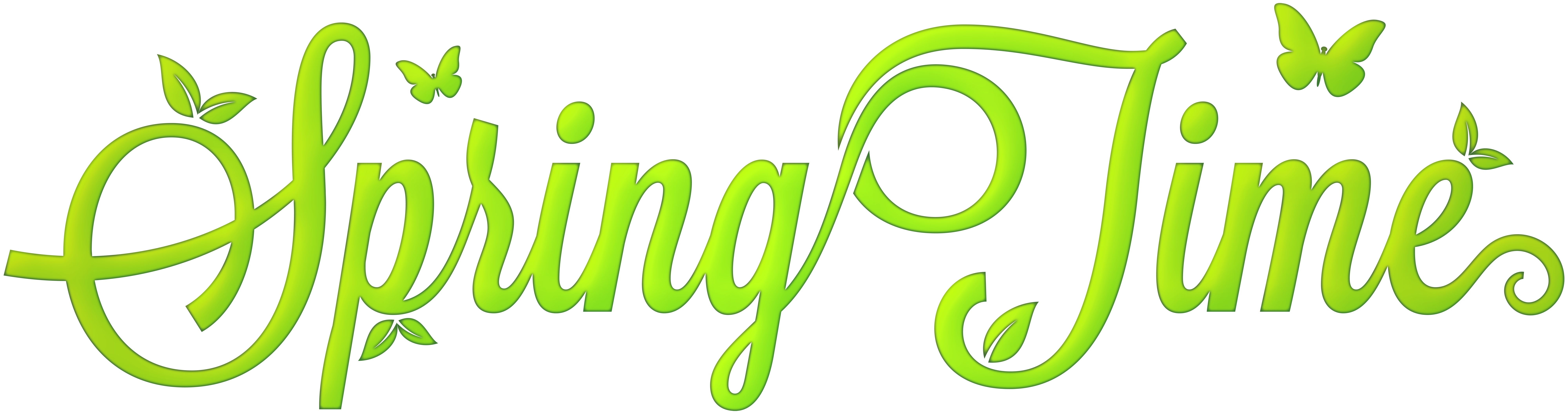Clipart spring spring season. Time green text png