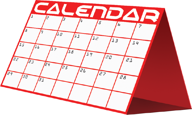 february clipart calendar