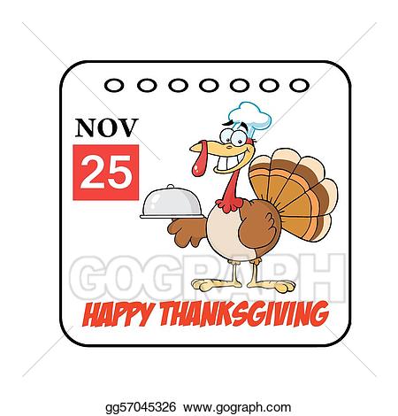 clipart thanksgiving calendar