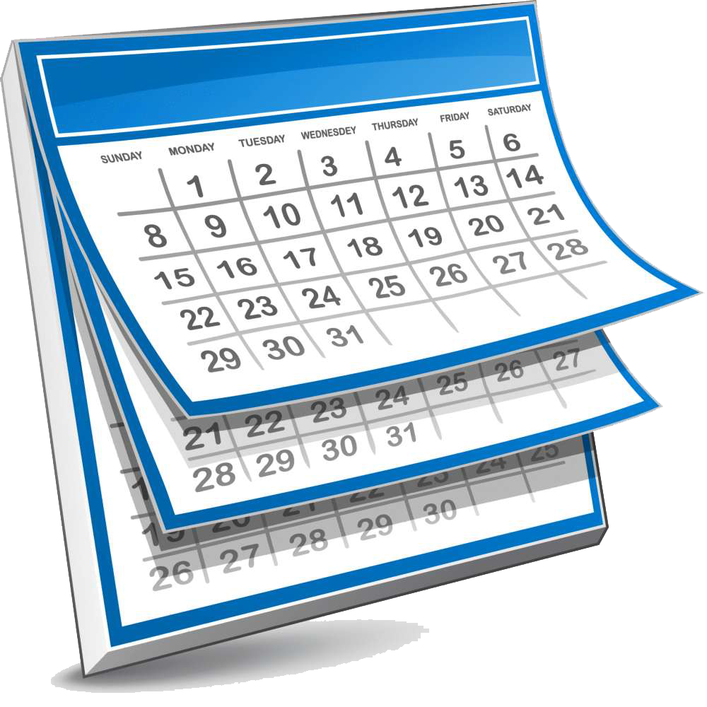 clipart calendar time period