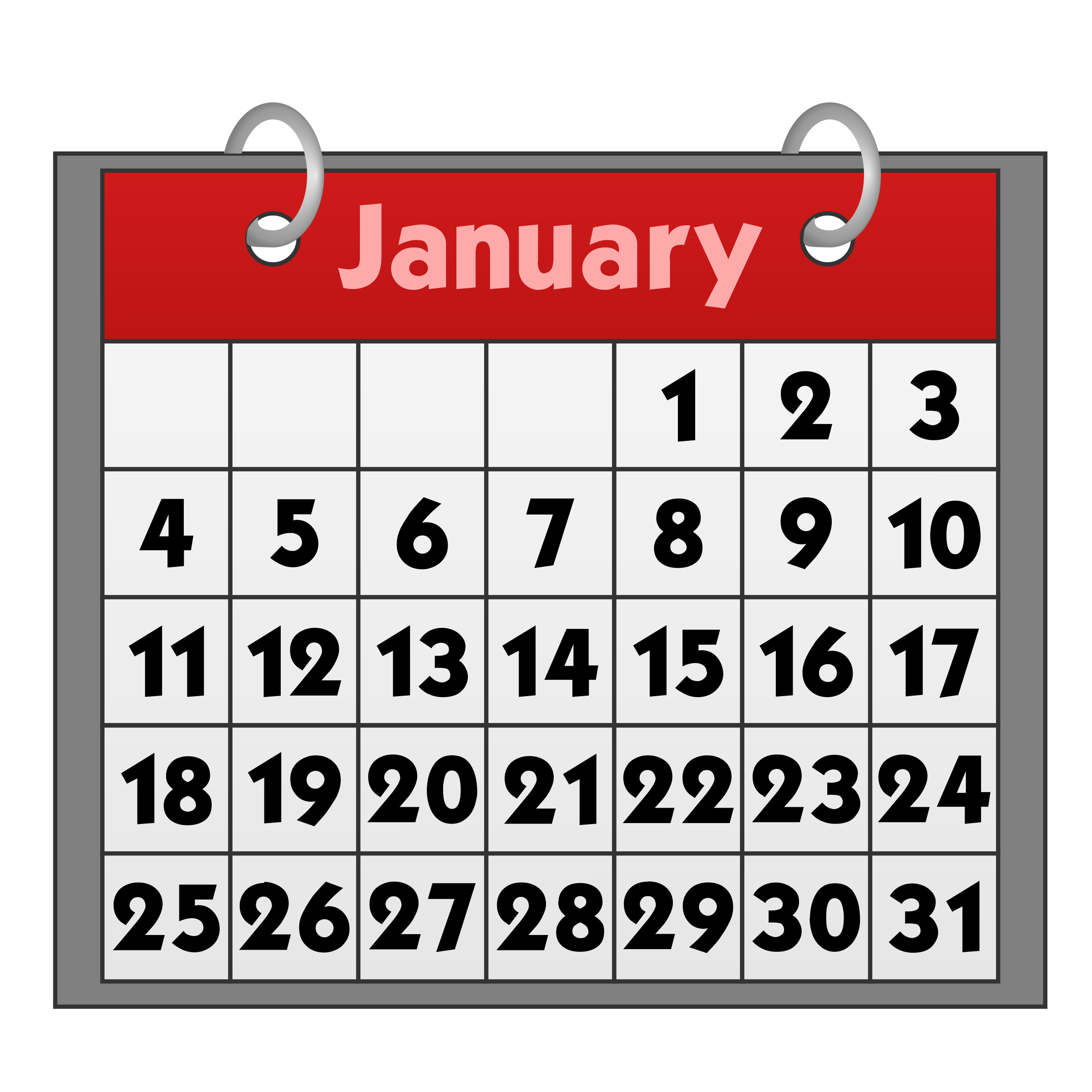 Calendar clipart, Calendar Transparent FREE for download on