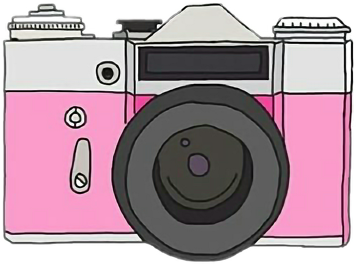 photographer clipart pink camera