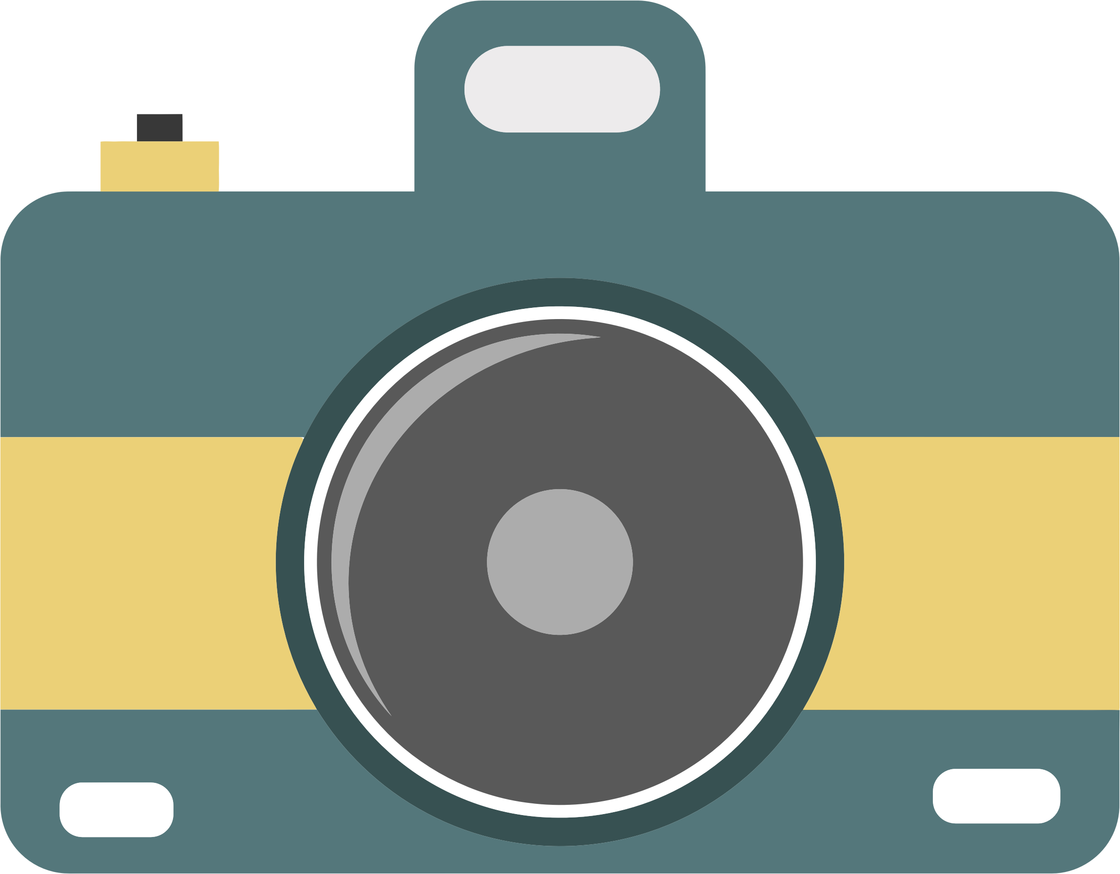 Icon pencil and in. Photography clipart colorful camera