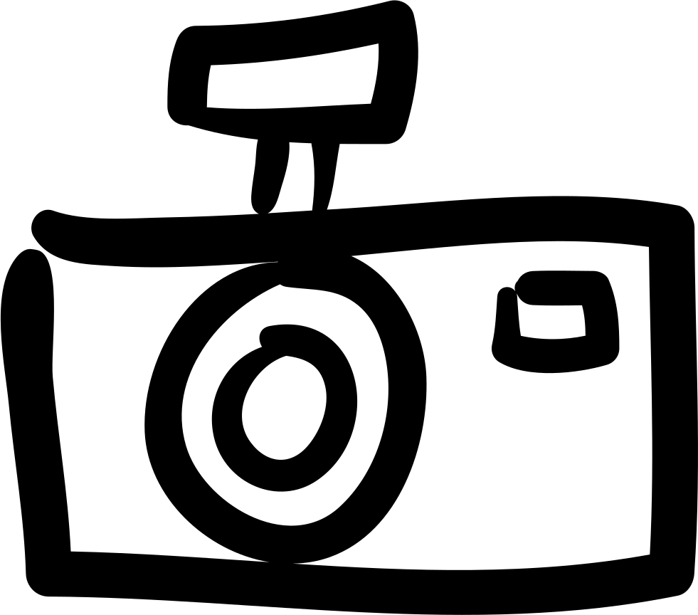 clipart camera hand drawn