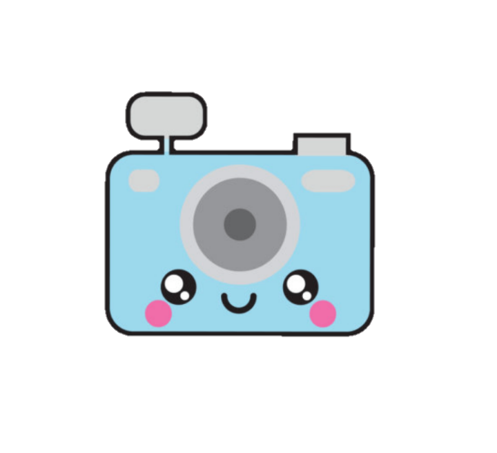 clipart camera kawaii