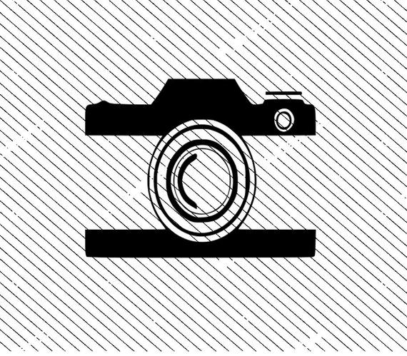 Clipart camera pdf. Svg cut file dxf
