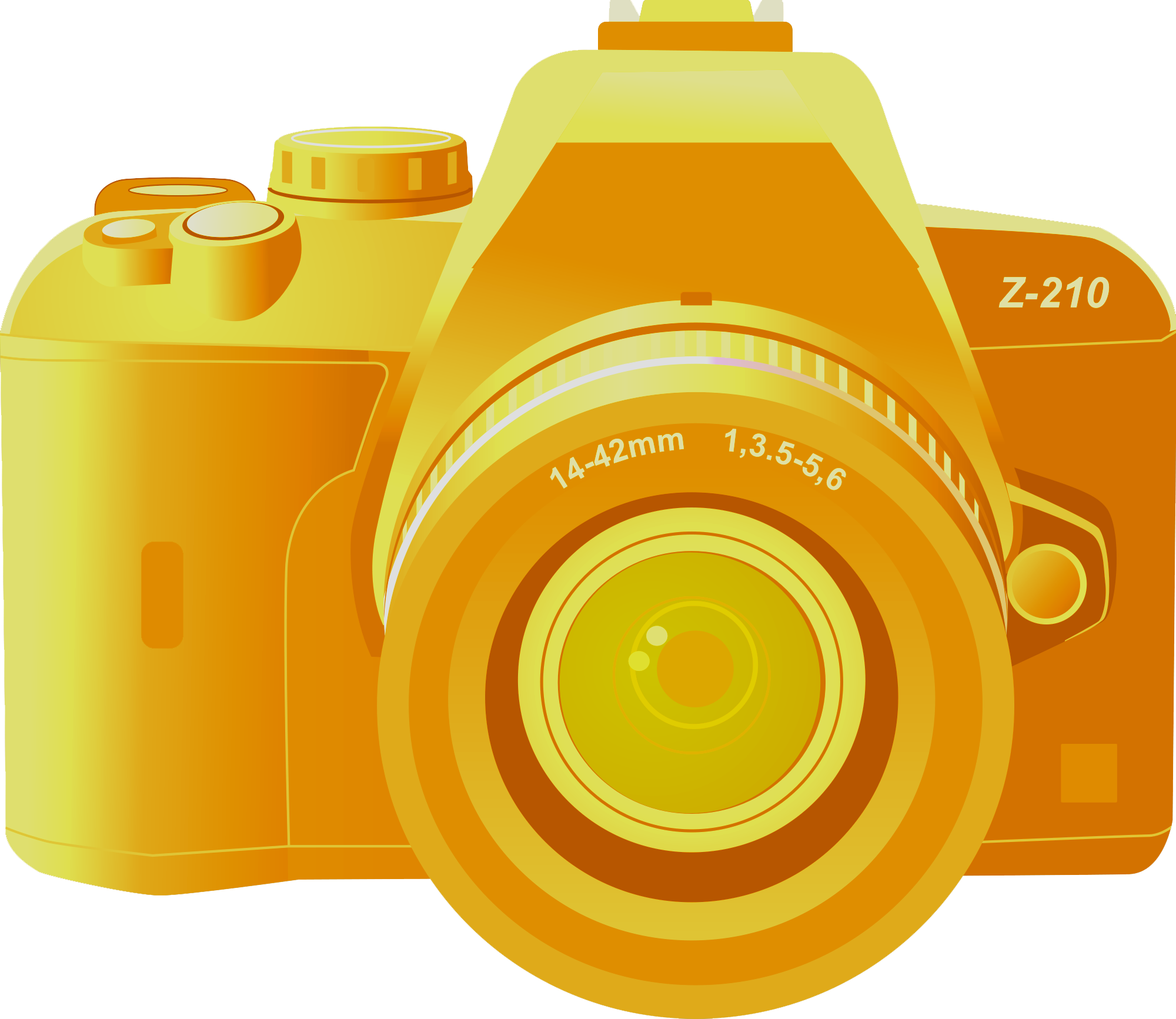 Creative commons pencil and. Clipart camera vector