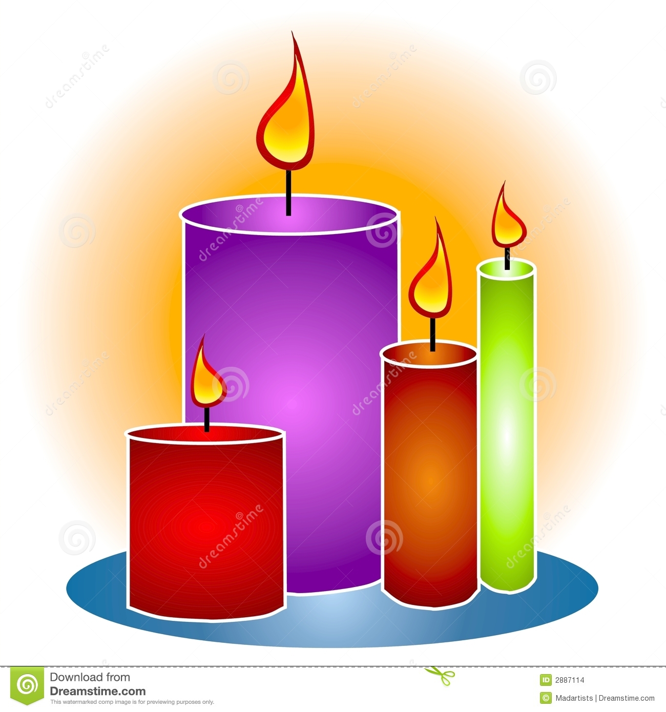 candles clipart candle flame