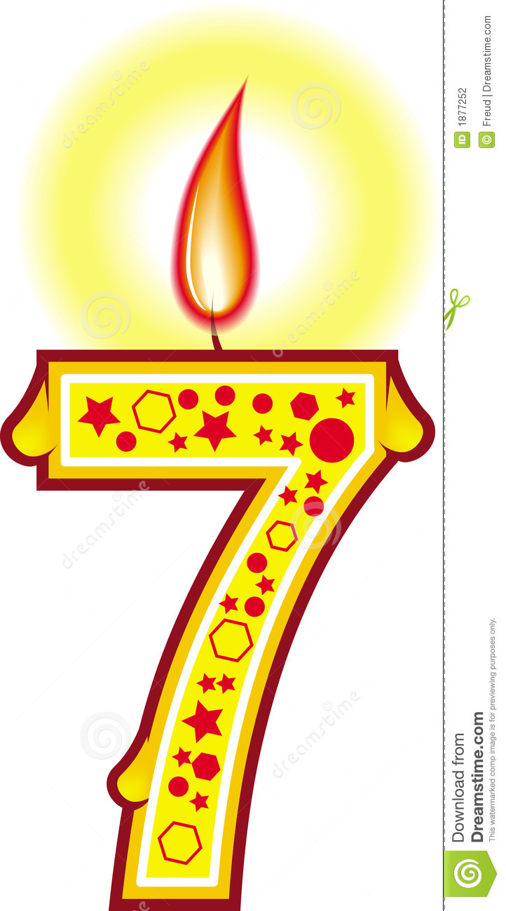 Clipart candle 7 candle, Clipart candle 7 candle Transparent FREE for
