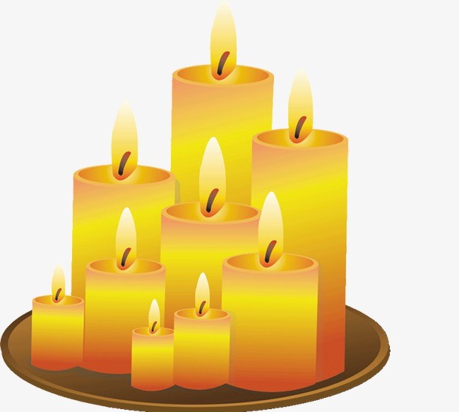 clipart candle burning