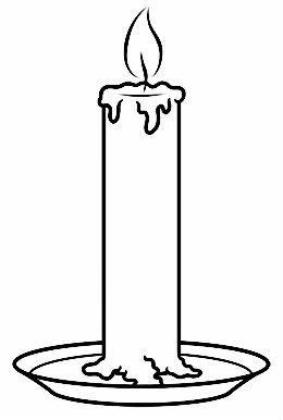 Clipart candle candle drawing. Kid exam cool cartoon