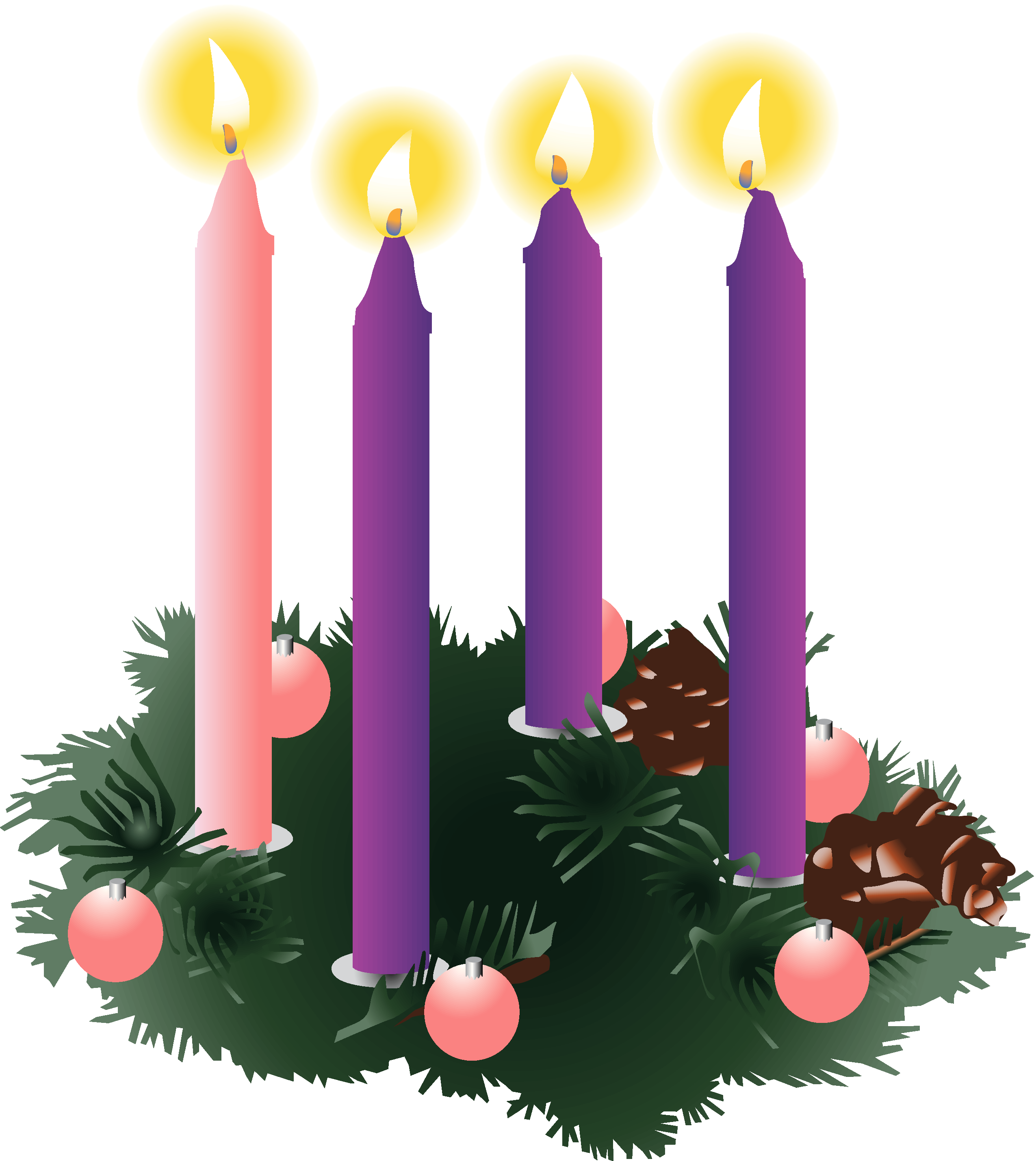 Clipart candle church candle. Advent candles christian cliparts