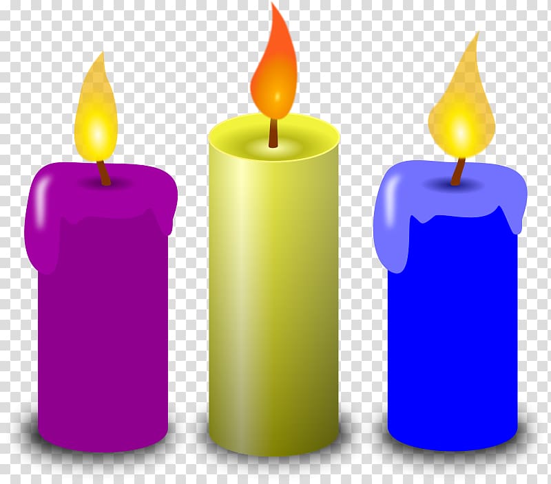 Clipart candle church candle. Birthday cake candles transparent