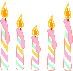 Clipart candle five. Free number cliparts download