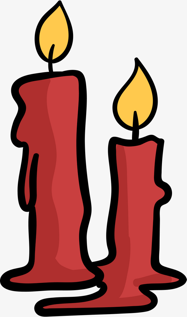 clipart candle halloween