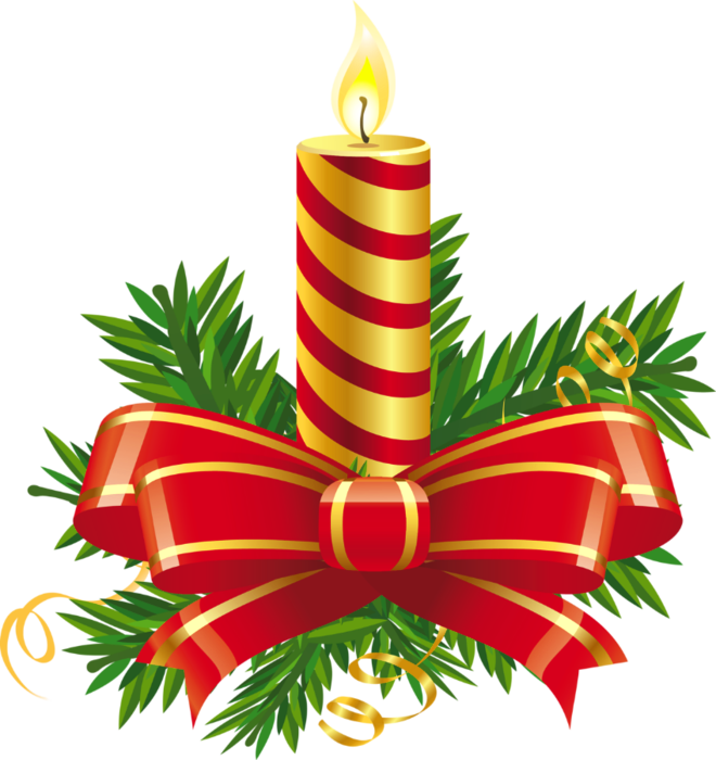 clipart candle merry christmas
