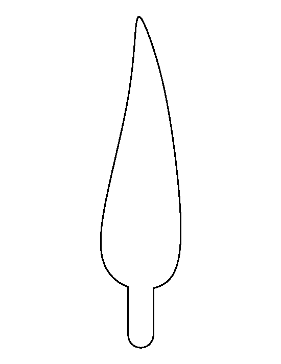 flame clipart outline