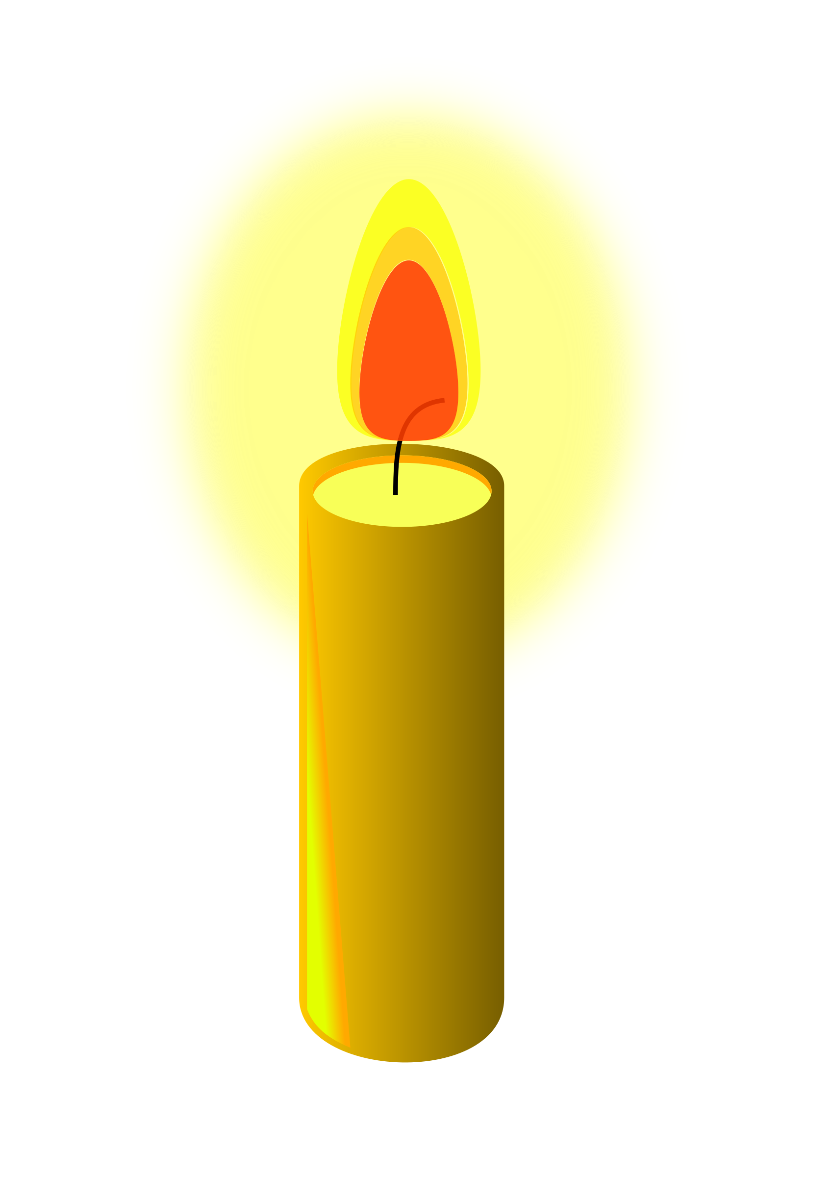 clipart candle pdf