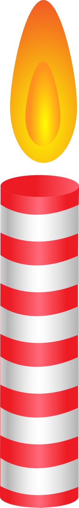 clipart candle red candle