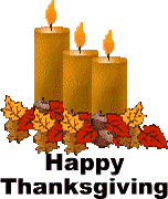clipart candle thanksgiving