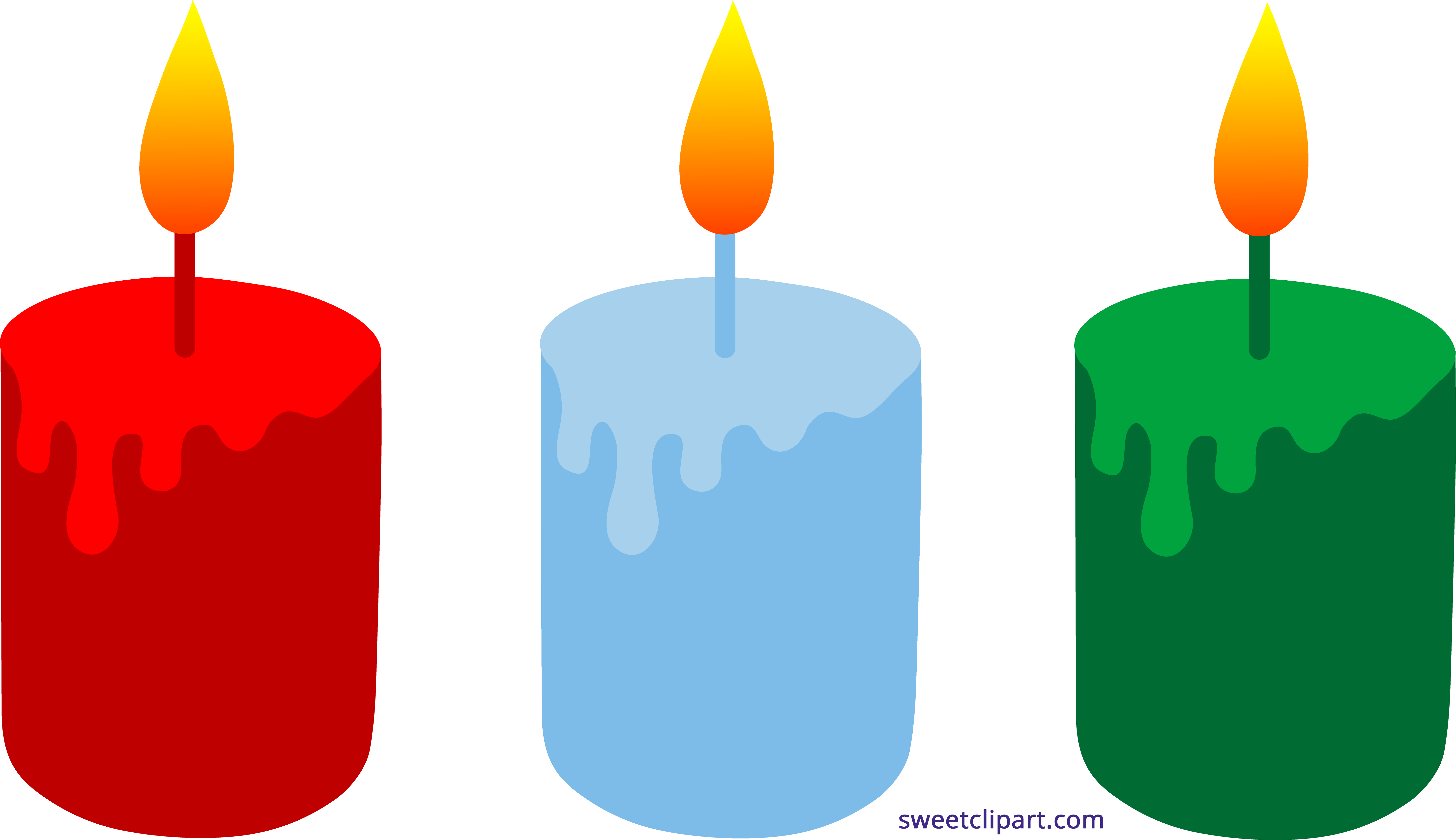 Lights clipart birthday. Christmas candle at getdrawings