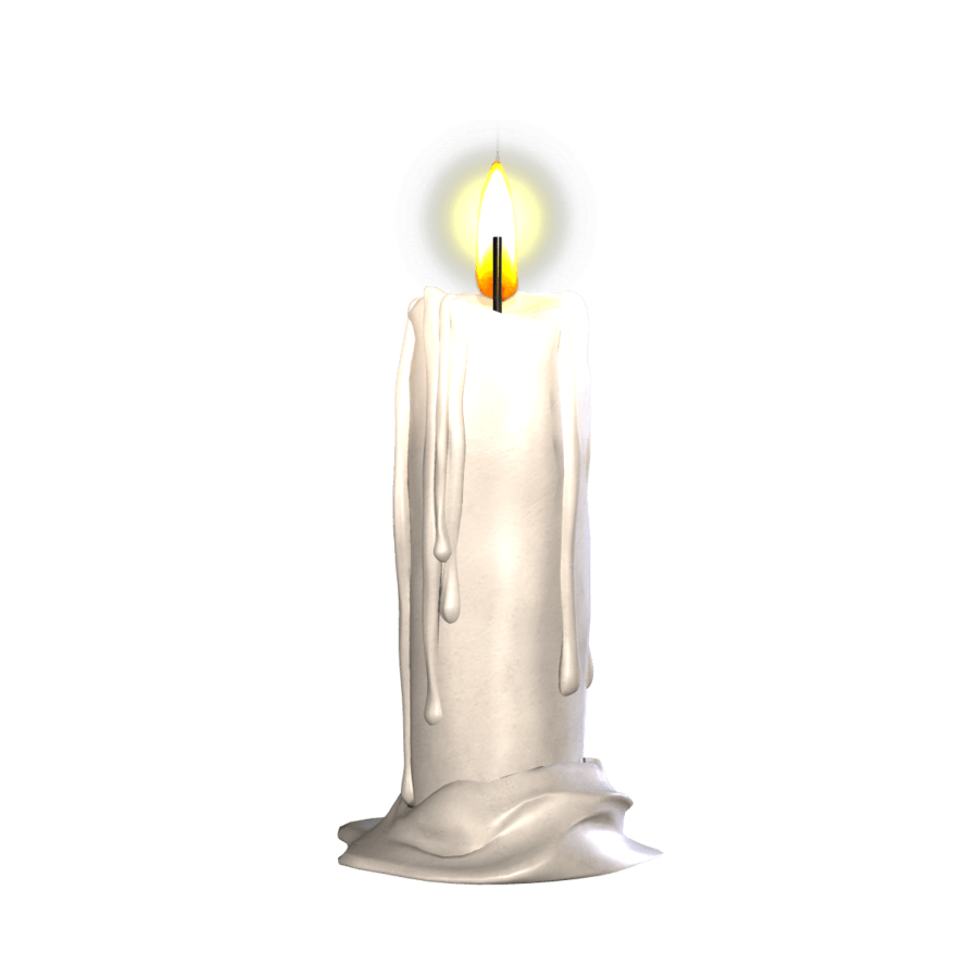 Single transparent png stickpng. Clipart candle vela