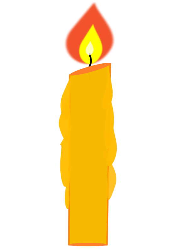 clipart candle white background