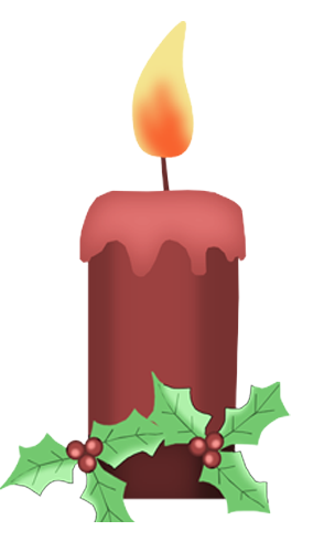 Clipart candle winter.  clip art christmas