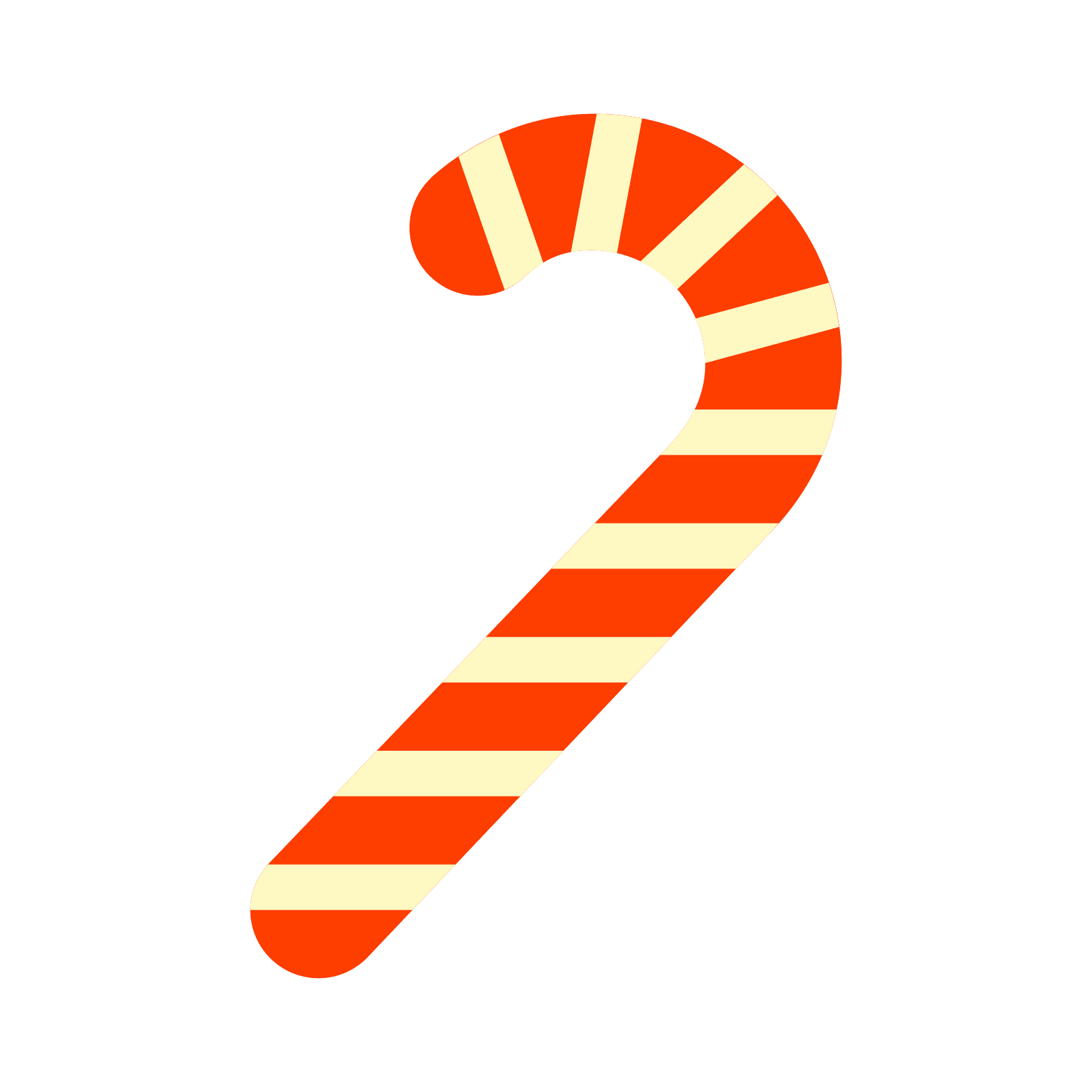 clipart free candy cane