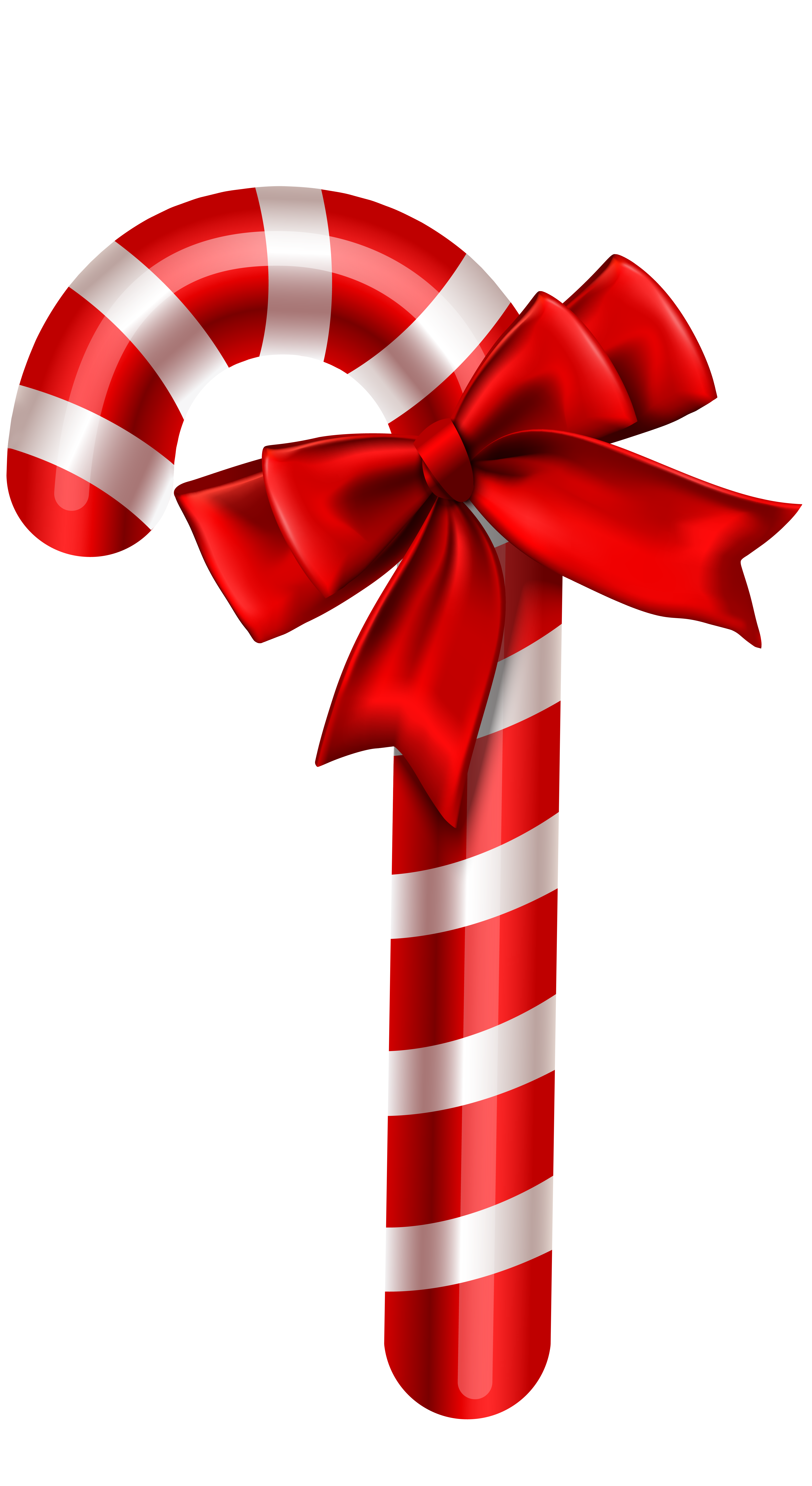 Cane christmas ornament png. Clipart candy bow