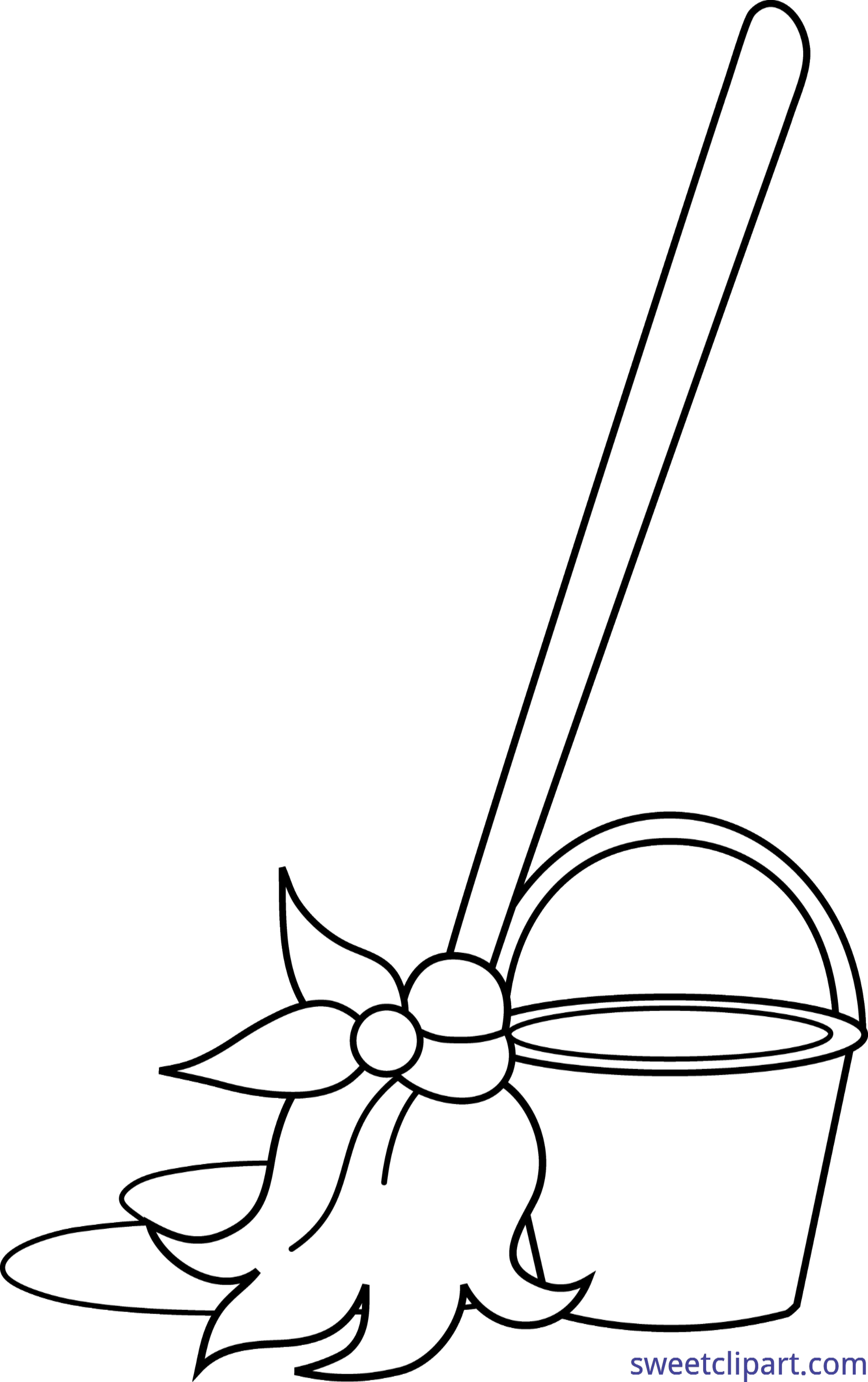 Clipart hammer medical. Mop bucket coloring page
